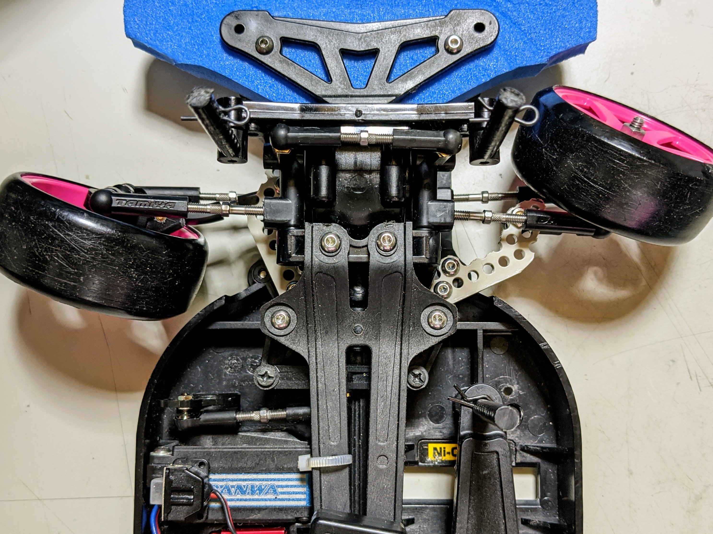超目玉 メンテナンス スタンド 台 黒 ラジコン ドリパケ YD-2 TT01 TT02